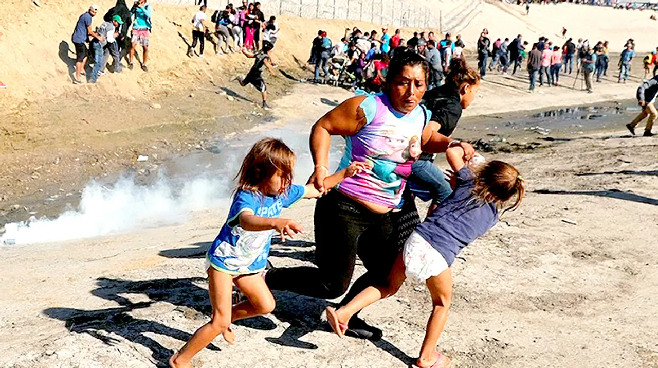  'There were children,' says migrant mother tear-gassed at US border Photograph:(Reuters) 