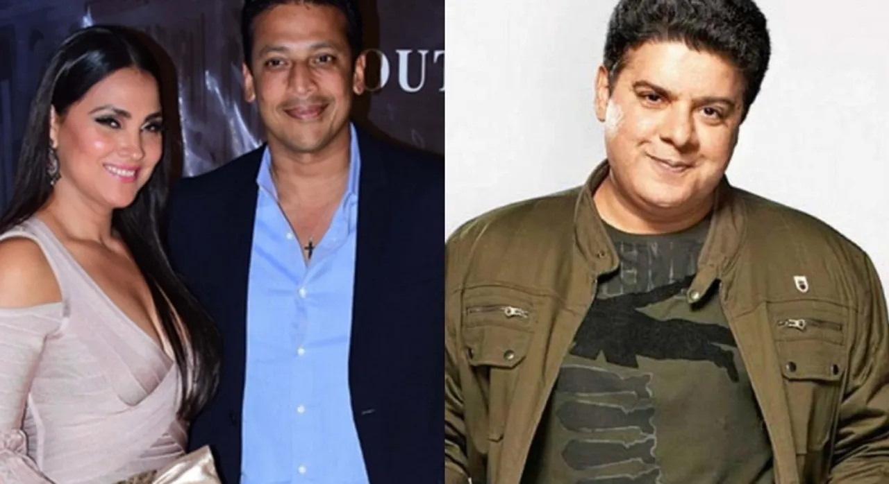  File image of Lara Dutta, Mahesh Bhupathi and Sajid Khan Photograph:(Zee News Network) 