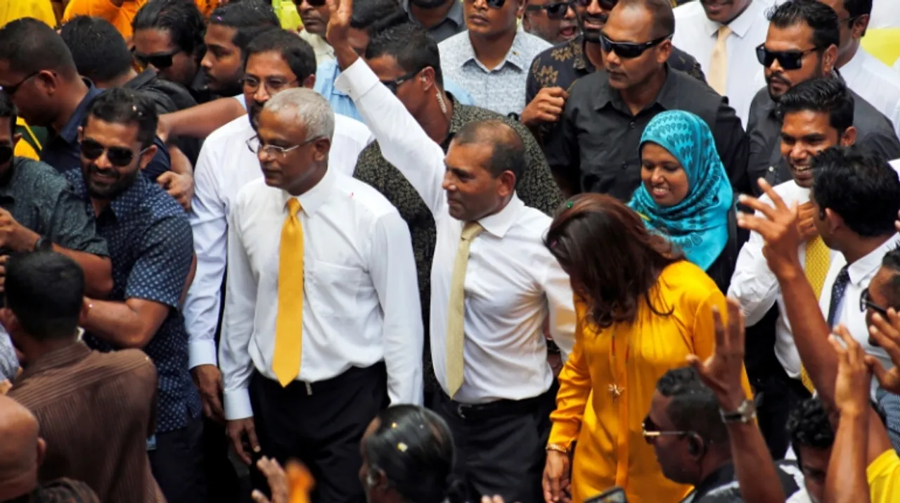  File photo of Maldives President Mohamed Solih. Photograph:(Reuters) 