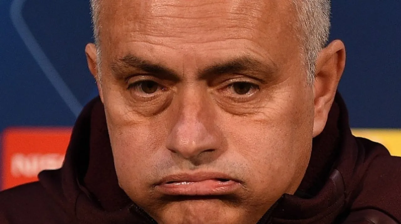  Manchester United coach Jose Mourinho Photograph:(AFP) 