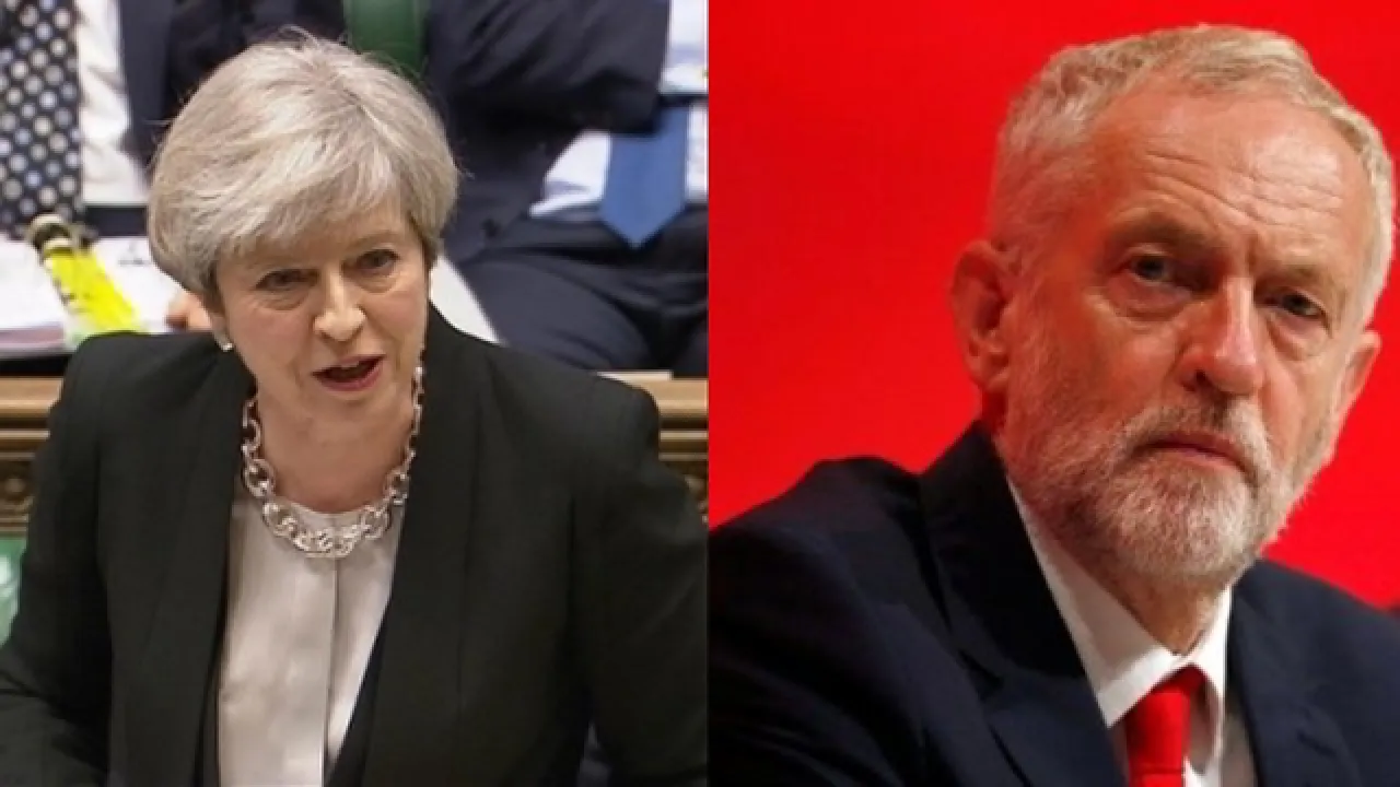  Labour say they plan to oppose May's deal in parliament and that if they were to win power they would strike a trade deal with the EU focused on protecting jobs. Photograph:(DNA) 