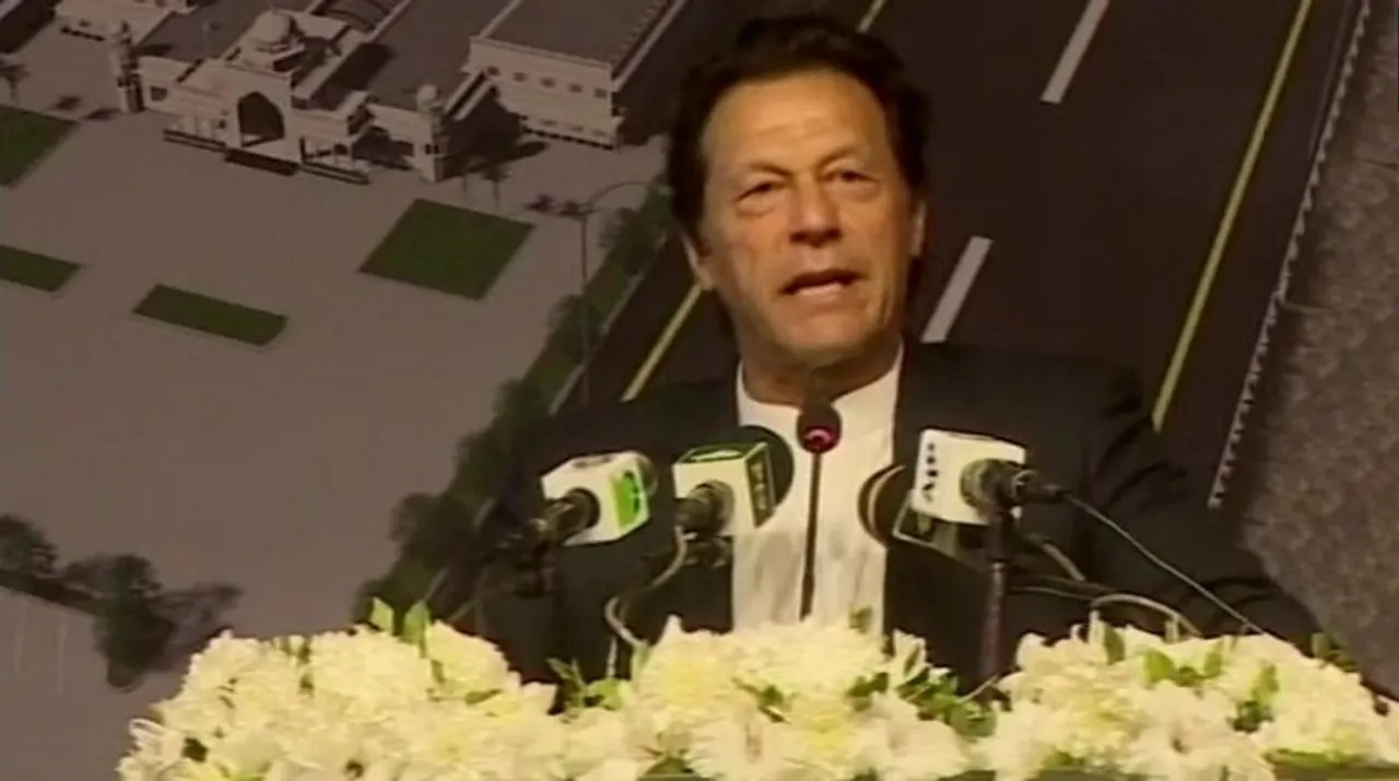  Pakistan PM Imran Khan Photograph:(ANI) 
