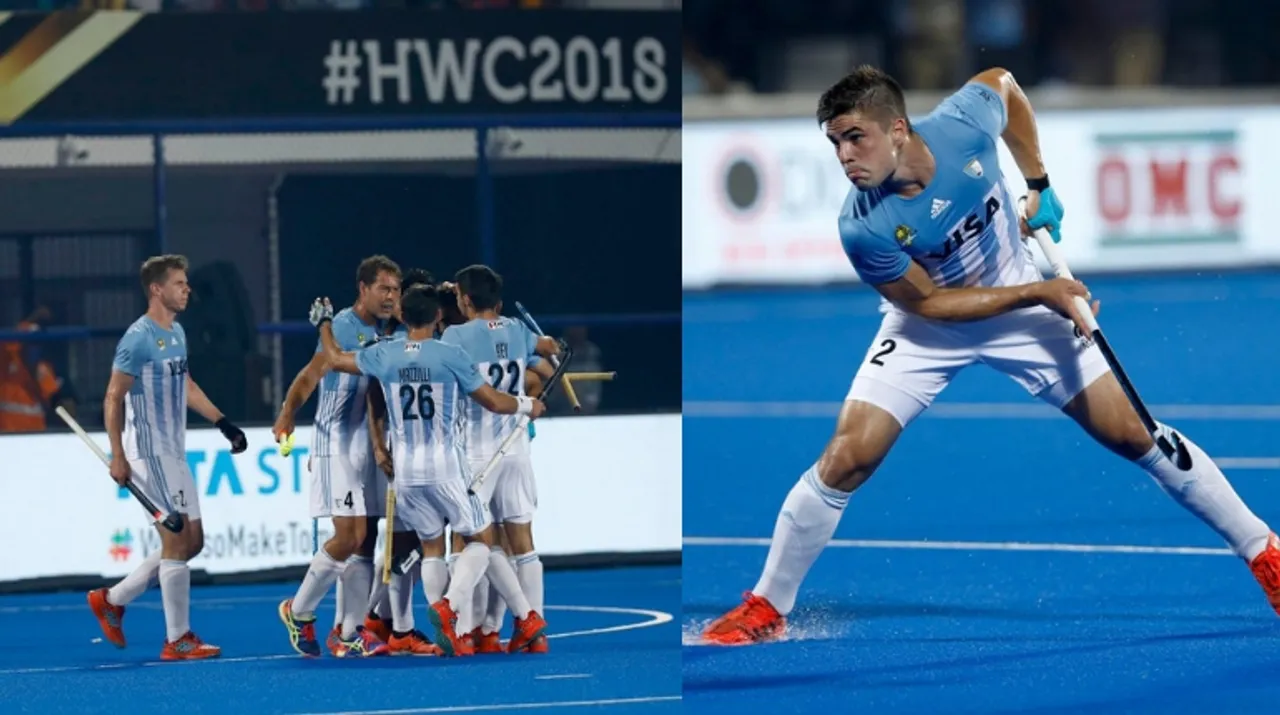  Argentina hockey team Photograph:(X) 