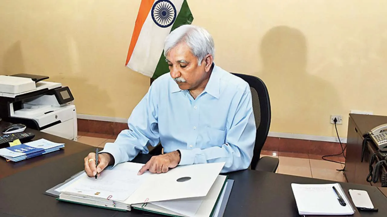  Sunil Arora, Election Commissioner of India Photograph:(PTI) 