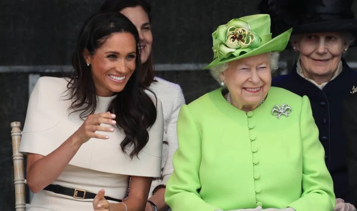  File image of Meghan Markle and Queen Elizabeth.  Photograph:(Reuters) 