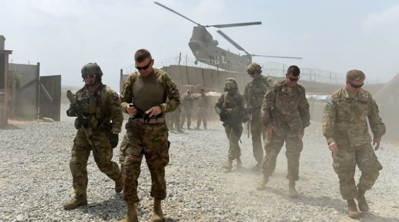  US soldiers in Afghanistan. Photograph:(AFP) 