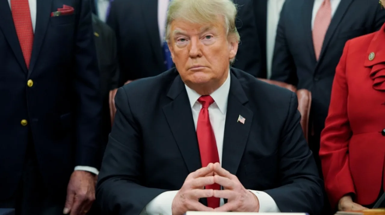  US President Donald Trump Photograph:(Reuters) 