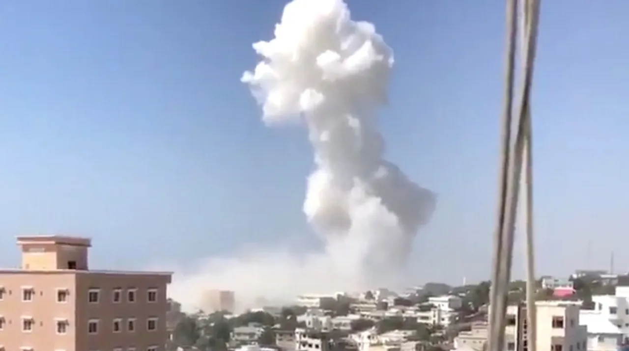  Somalia blast Photograph:(Reuters) 