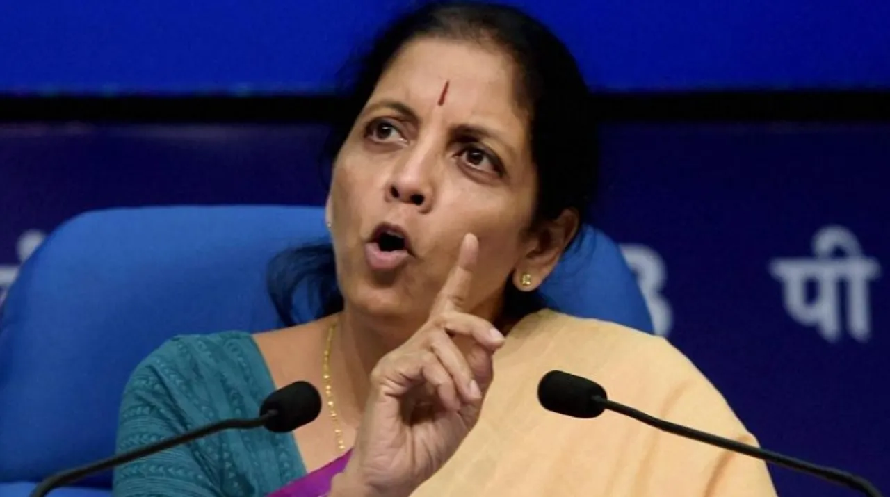  Finance Minister Nirmala Sitharaman Photograph:(Zee News Network) 