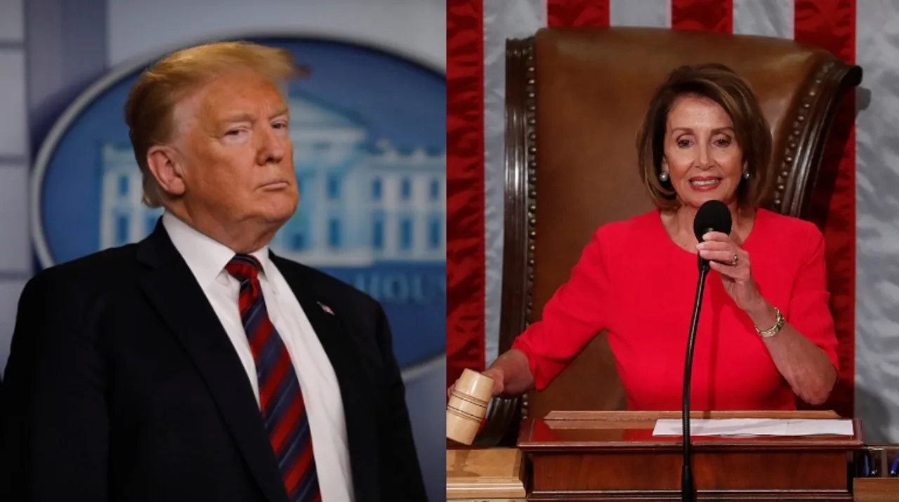  Donald Trump, Nancy Pelosi Photograph:(Reuters) 