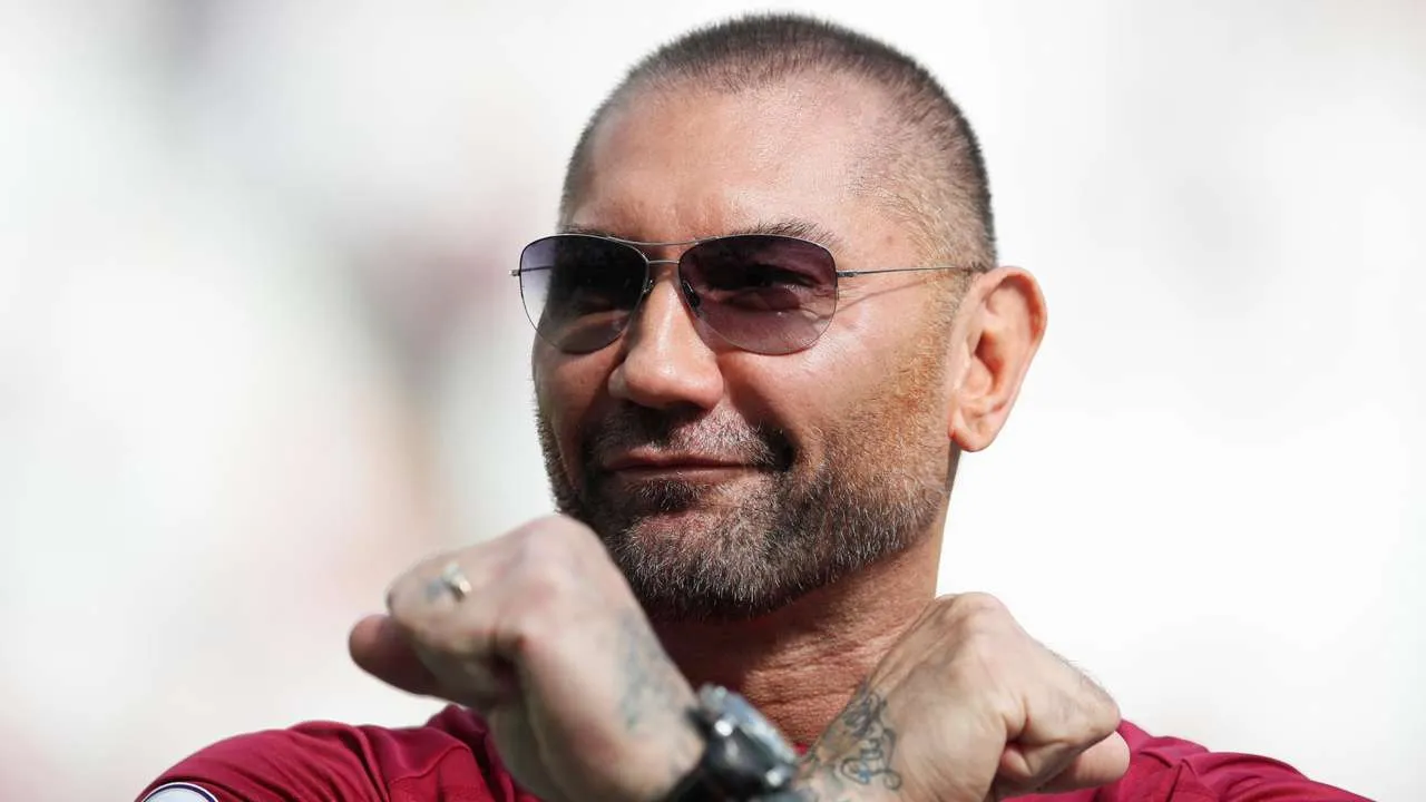  Actor Dave Bautista (file picture) 