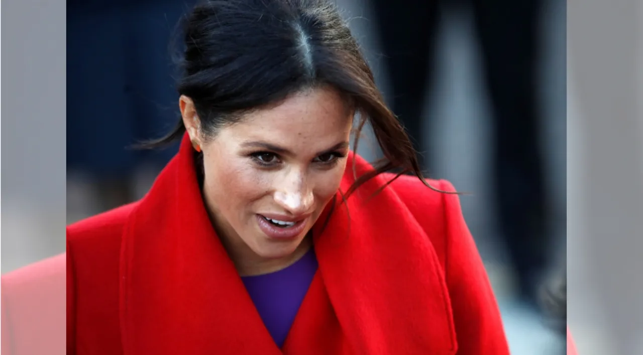 Meghan Markle and Prince Harry's visit to Birkenhead in northern England. Photograph:(Reuters) 