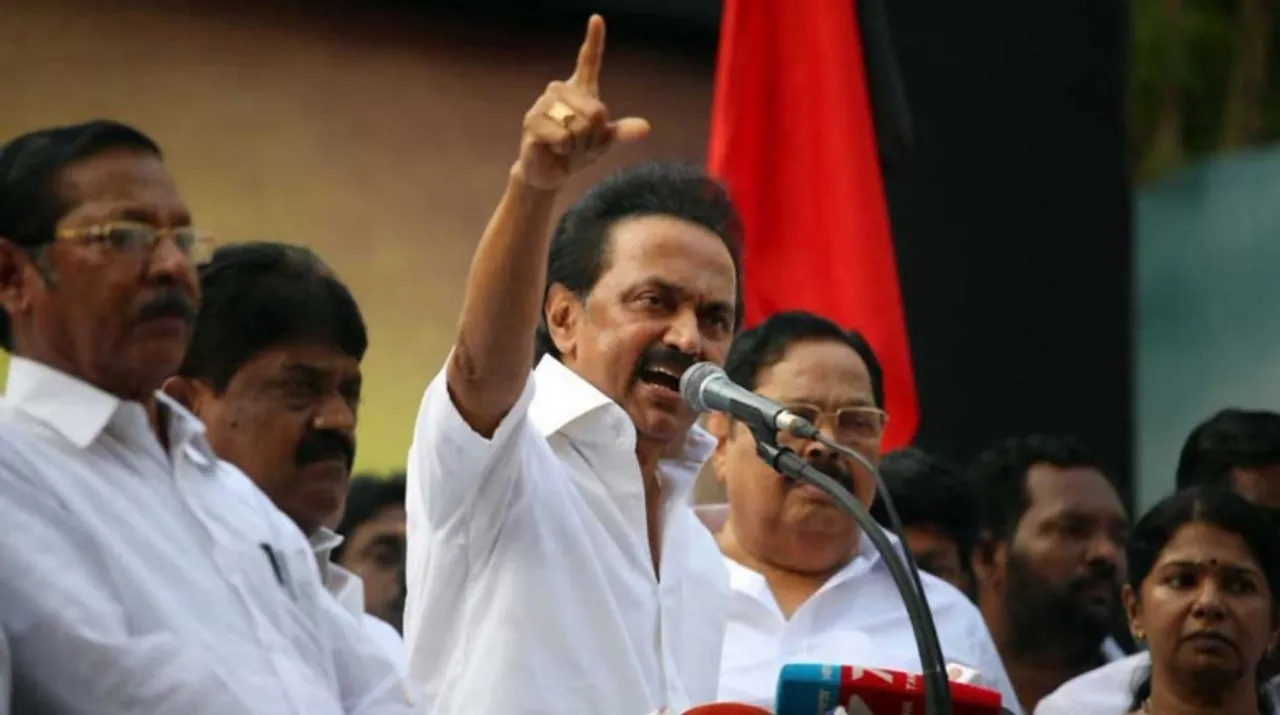  M K Stalin Photograph:(Zee News Network) 