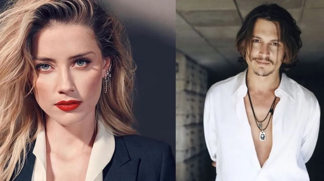  Amber Heard and Johnny Depp. Photograph:(Instagram) 