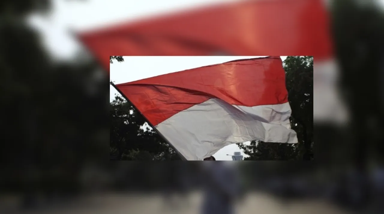  Indonesia's flag Photograph:(Reuters) 