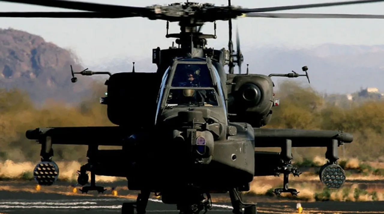  Apache helicopter Photograph:(Zee News Network) 