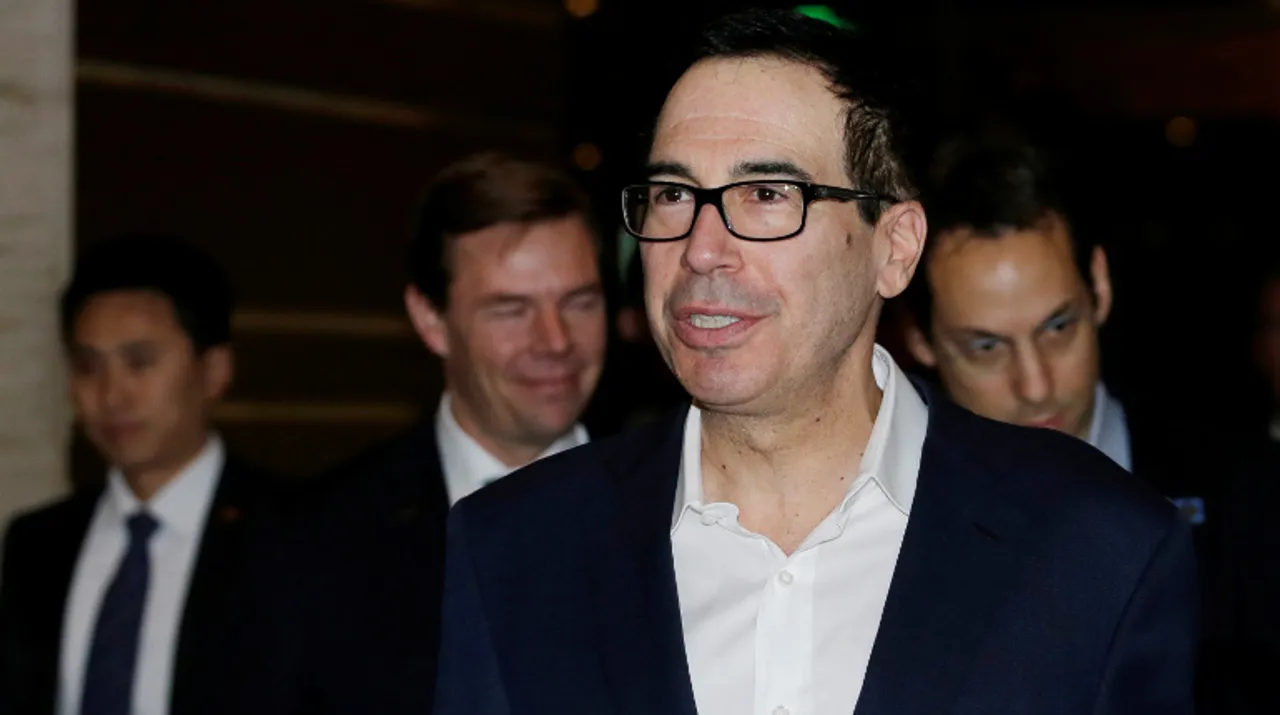  US Treasury Secretary Steven Mnuchin, a member of the US trade delegation to China. Photograph:(Reuters) 