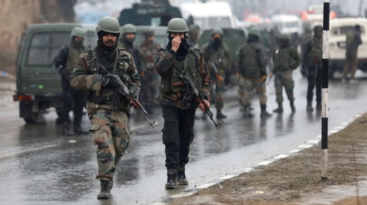  Pulwama attack Photograph:(Agencia EFE) 