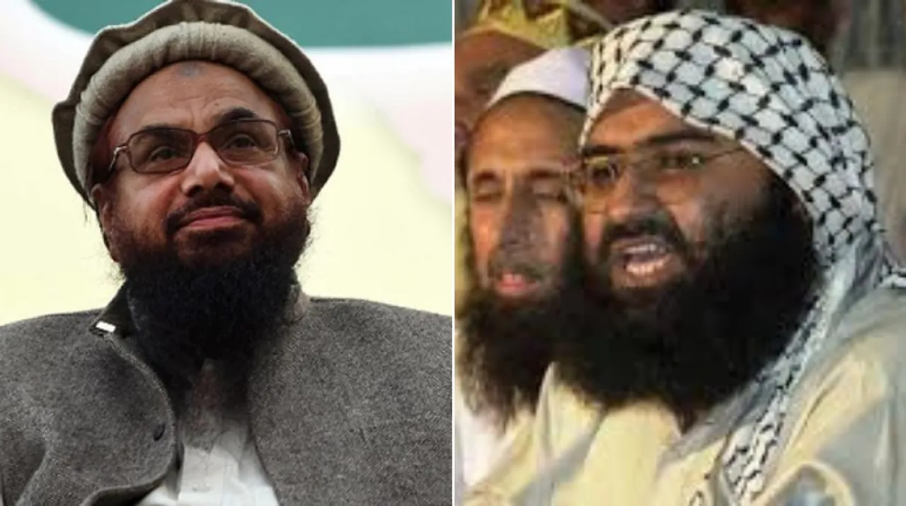  Masood Azhar, Hafiz Saeed Photograph:(Zee News Network) 
