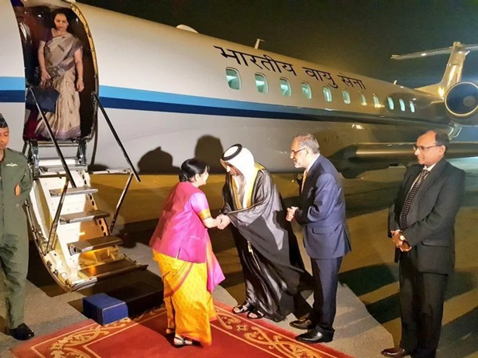  Sushma Swaraj Photograph:(ANI) 