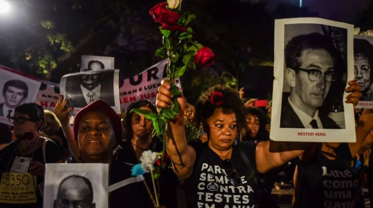  Brazil protest Photograph:(AFP) 