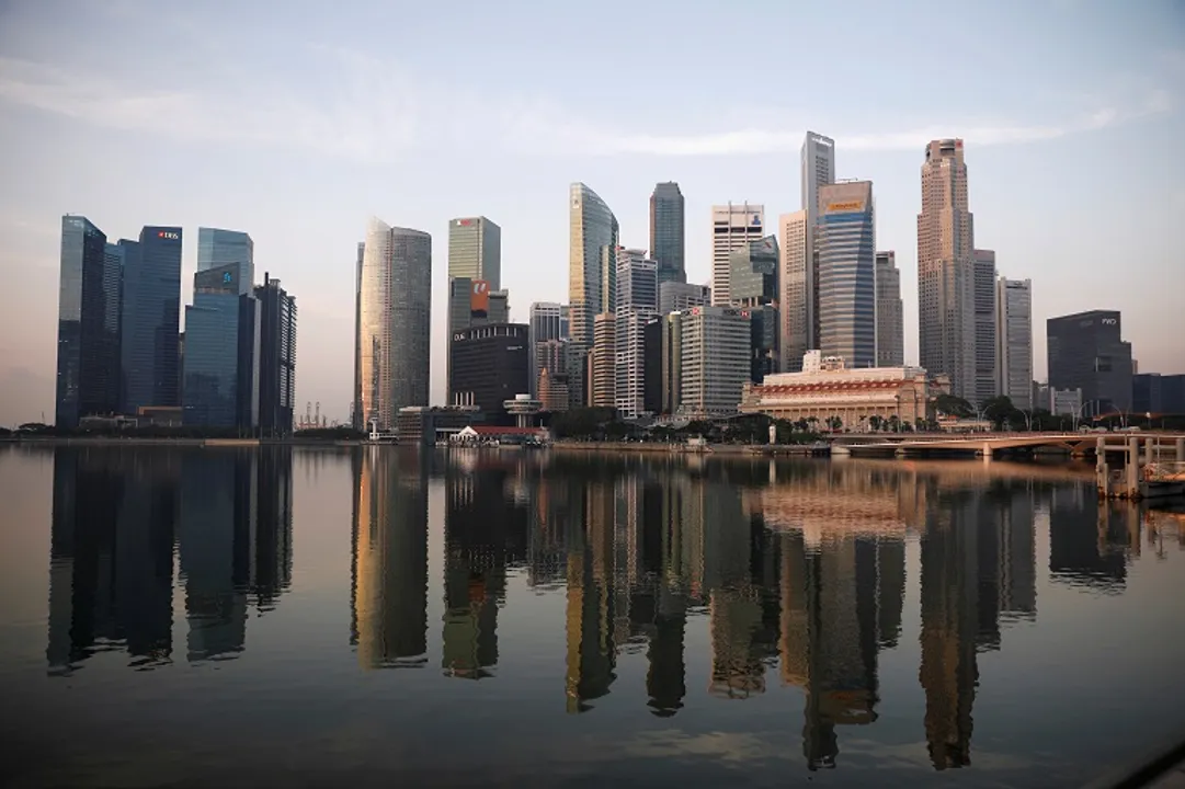  A view of the skyline of Singapore October 16, 2018. Photograph:(Reuters) 