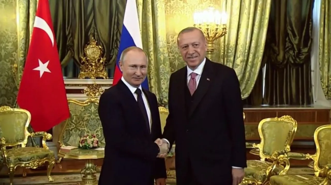  Erdogan and Putin Photograph:(Reuters) 