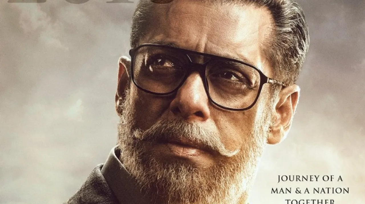  Salman Khan in the first poster of 'Bharat'.  Photograph:(X) 