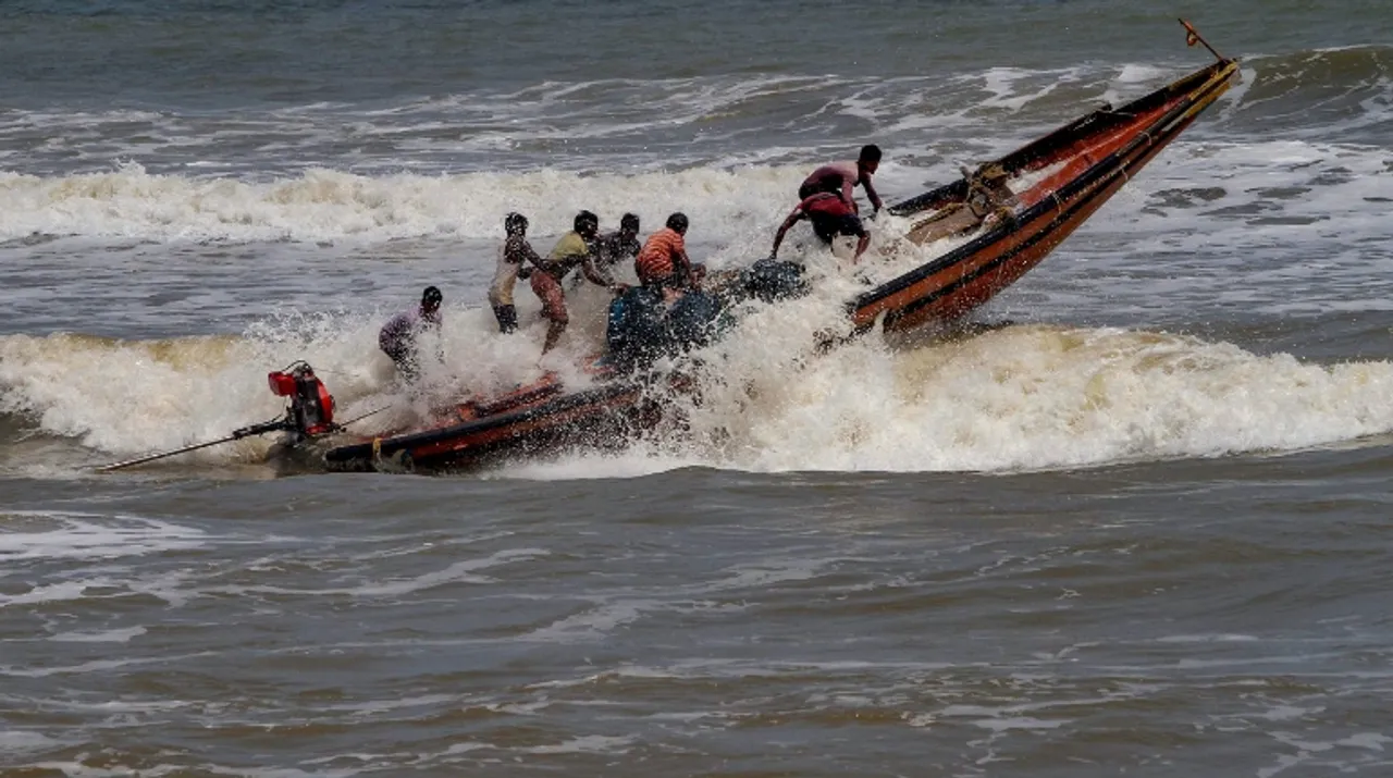  FaniÂ third to hit after Cyclone Gaja, Cyclone Titli. Photograph:(PTI) 