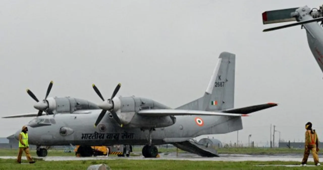  Antonov An-32 transport aircraft  Photograph:(AFP) 