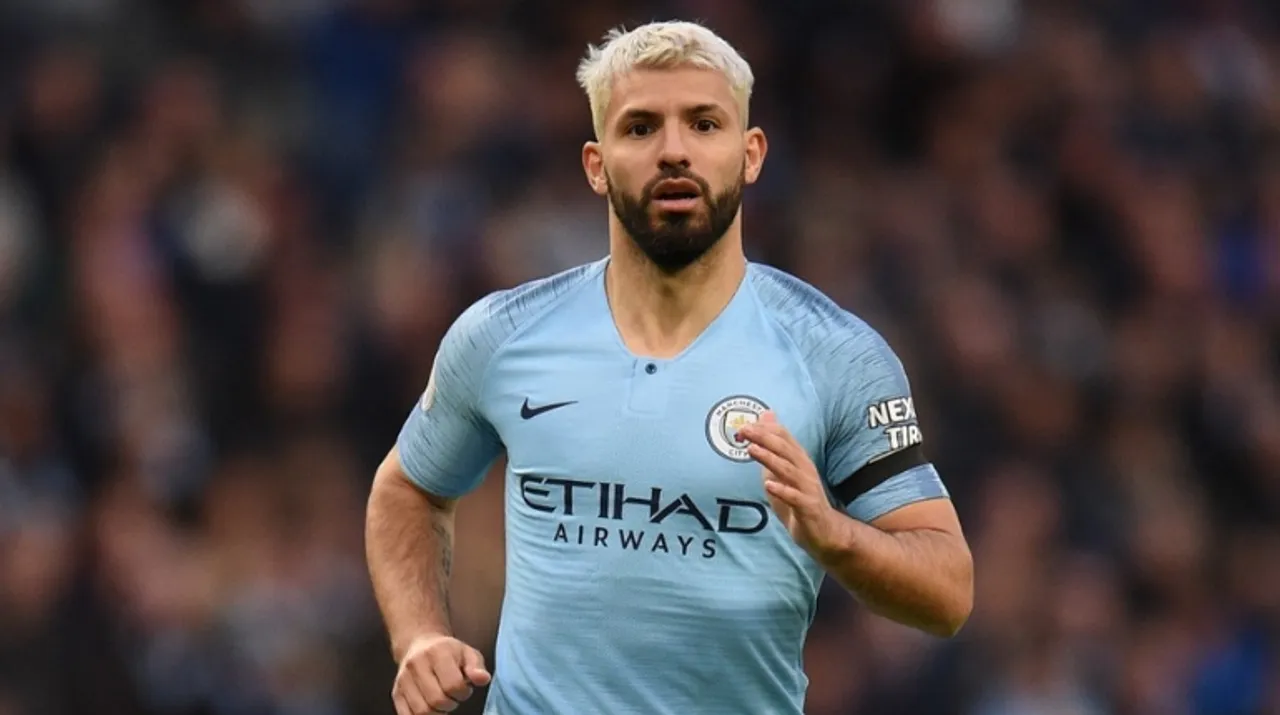  Sergio Aguero Photograph:(AFP) 