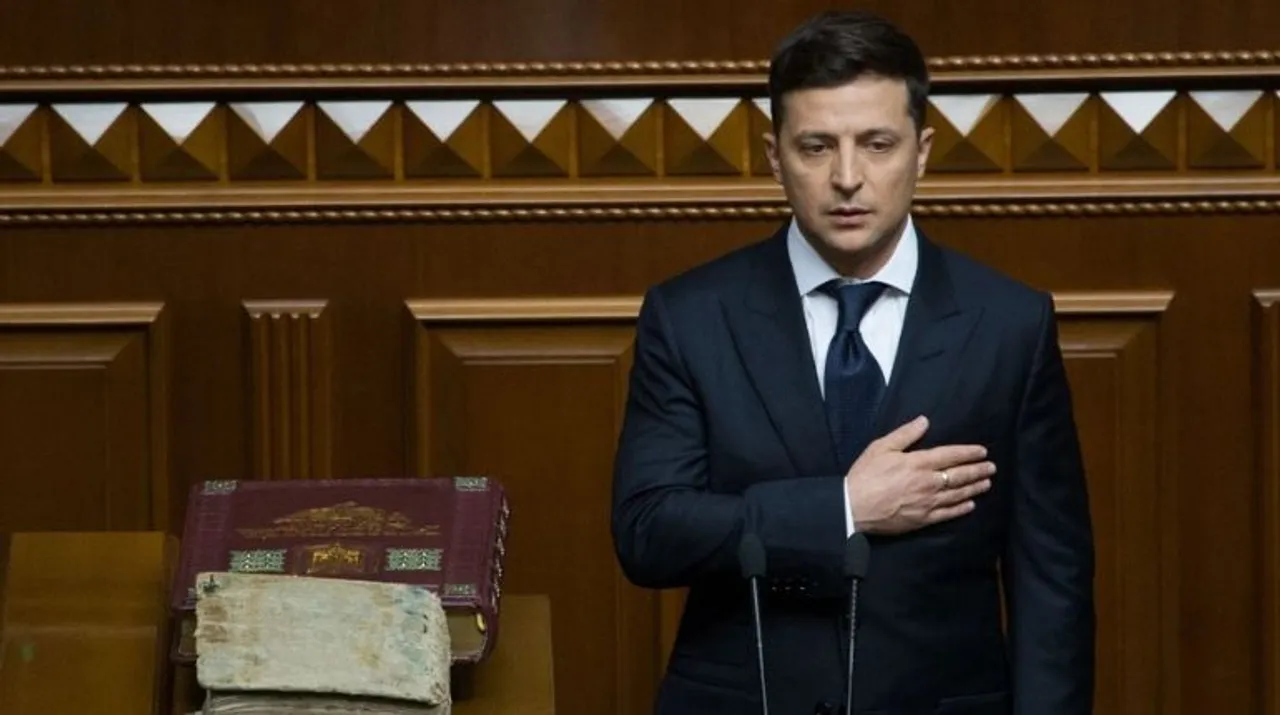  Volodymyr Zelensky Photograph:(AFP) 