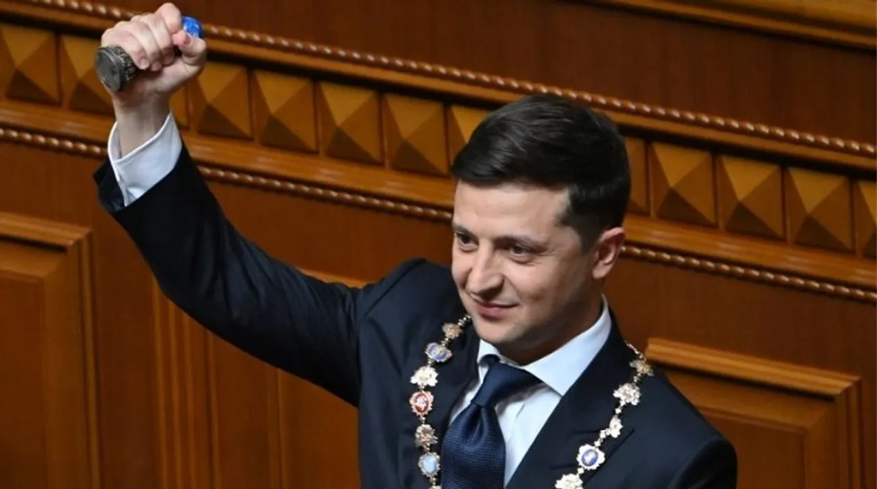  Volodymyr Zelensky Photograph:(AFP) 