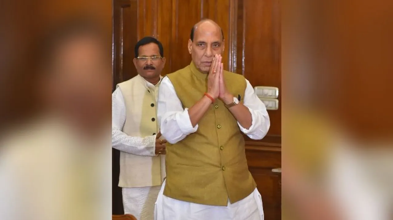  Rajnath Singh Photograph:(PTI) 