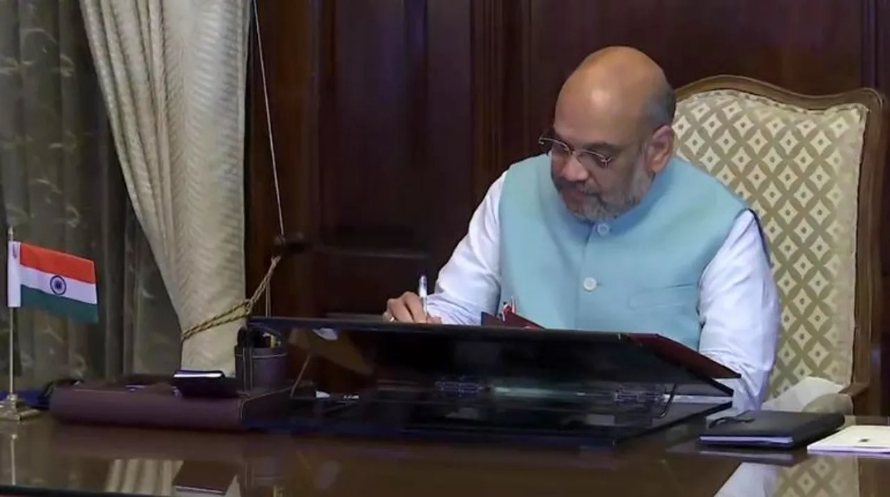  Amit Shah Photograph:(ANI) 