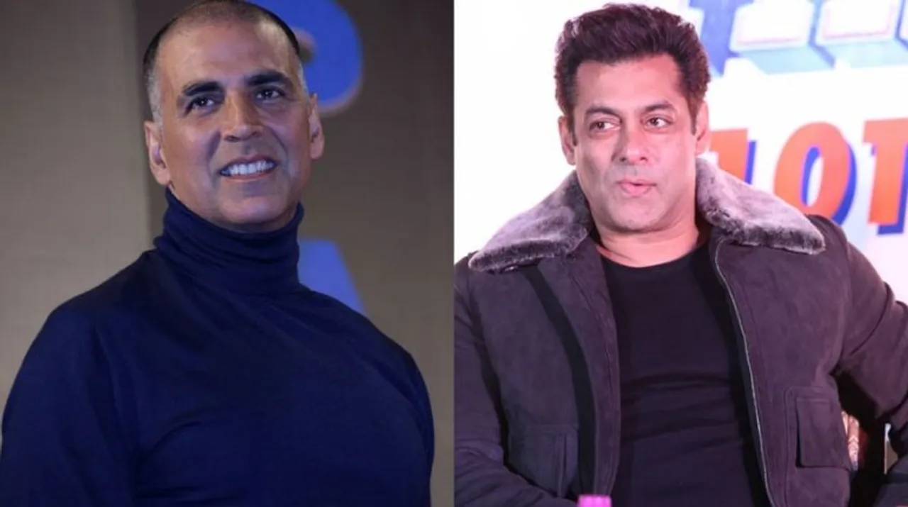  File images of Akshay Kumar and Salman Khan.  Photograph:(Zee News Network) 