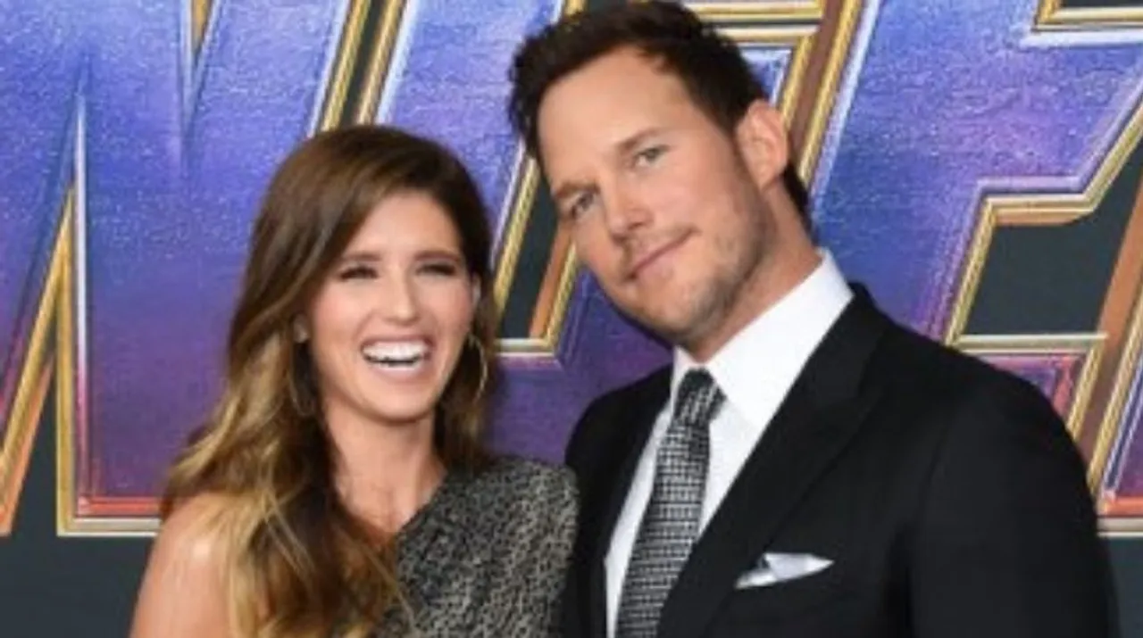  Chris Pratt and Katherine Schwarzenegger Photograph:(AFP) 