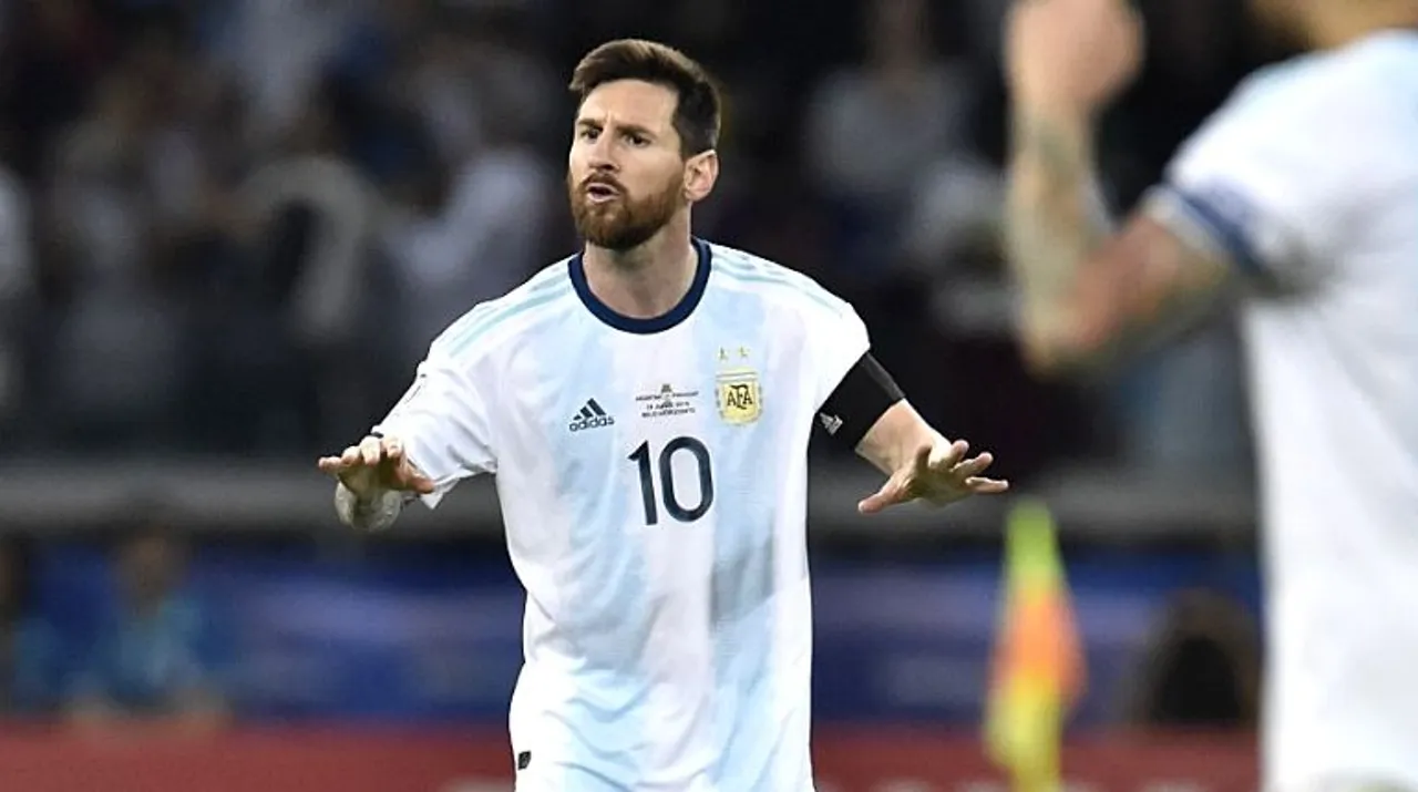  Lionel Messi Photograph:(AFP) 