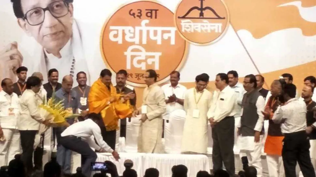  Shiv Sena event Photograph:(PTI) 