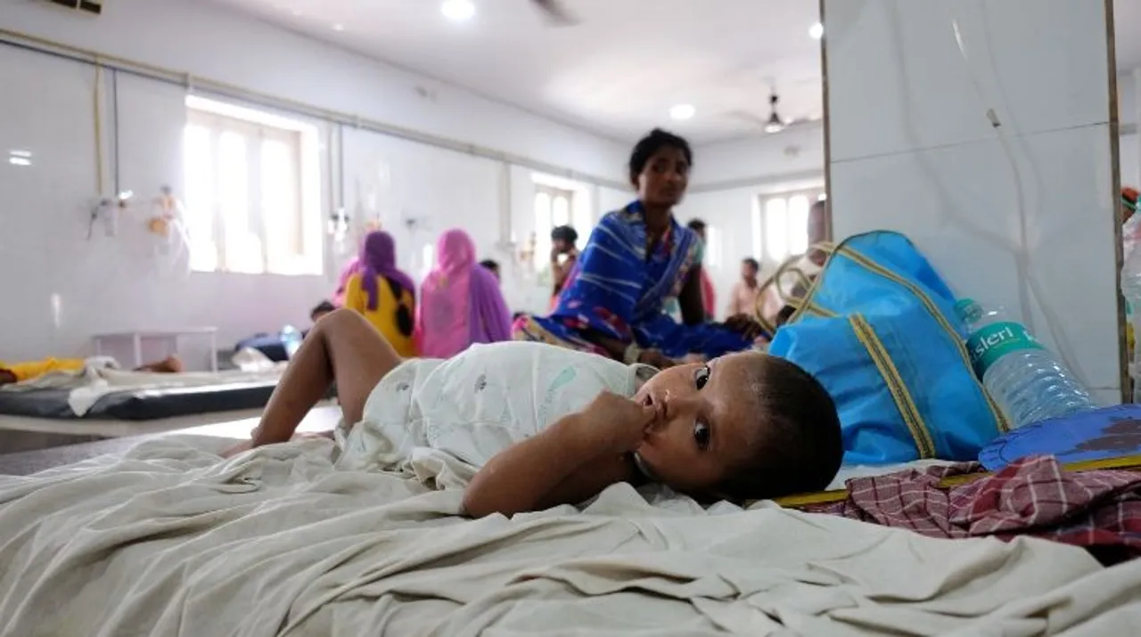  Encephalitis outbreak in Bihar Photograph:(Reuters) 