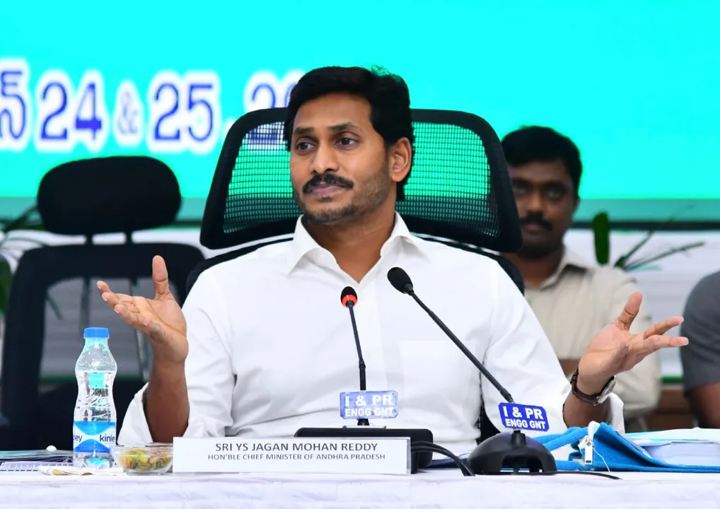  YS Jagan  Photograph:(WION) 