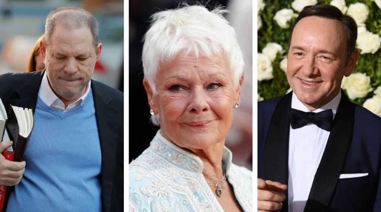 File images of Weinstein, Dench and Spacey. Photograph:(WION Web Team) 