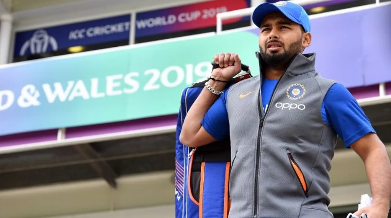  Rishabh Pant Photograph:(AFP) 