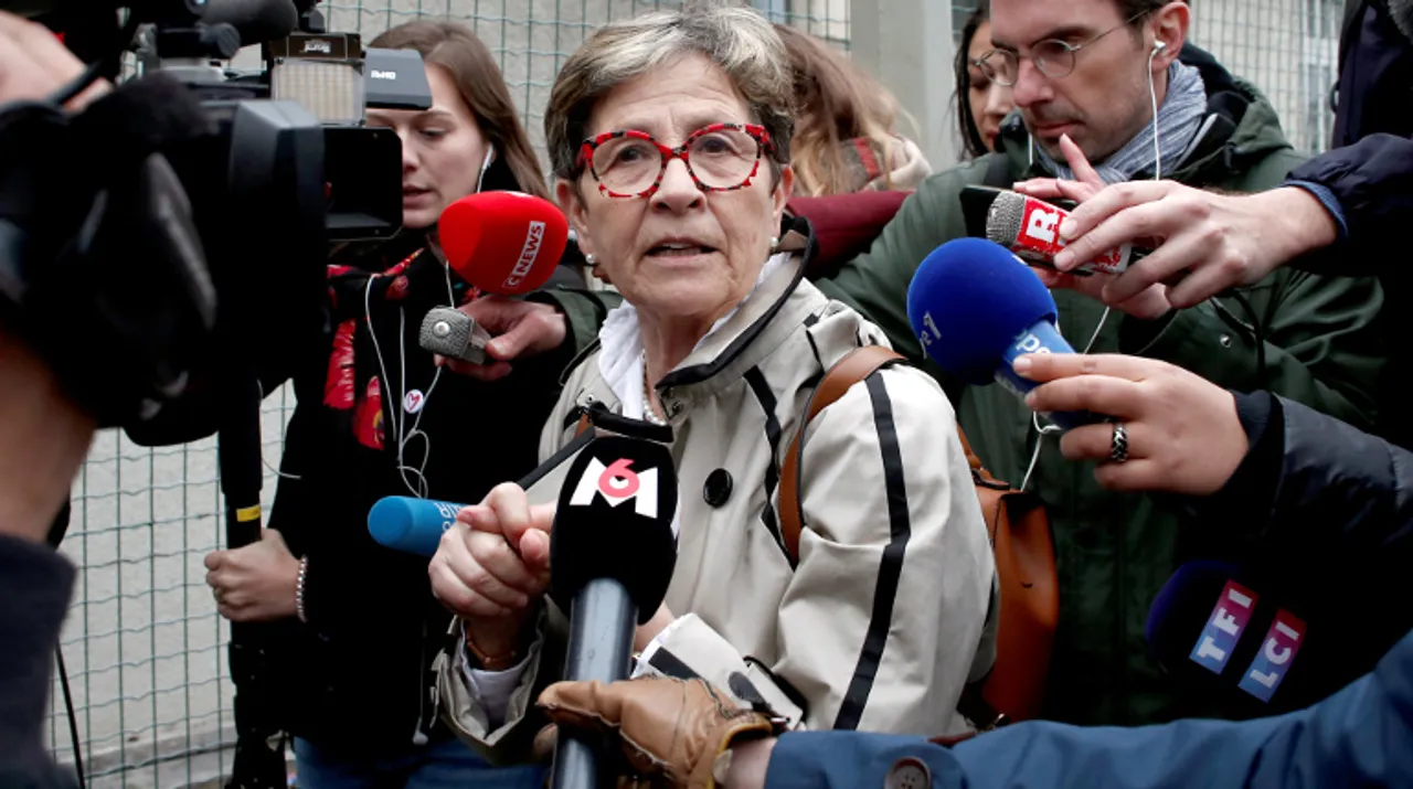  Viviane Lambert, mother of French quadriplegic Vincent Lambert Photograph:(Reuters) 