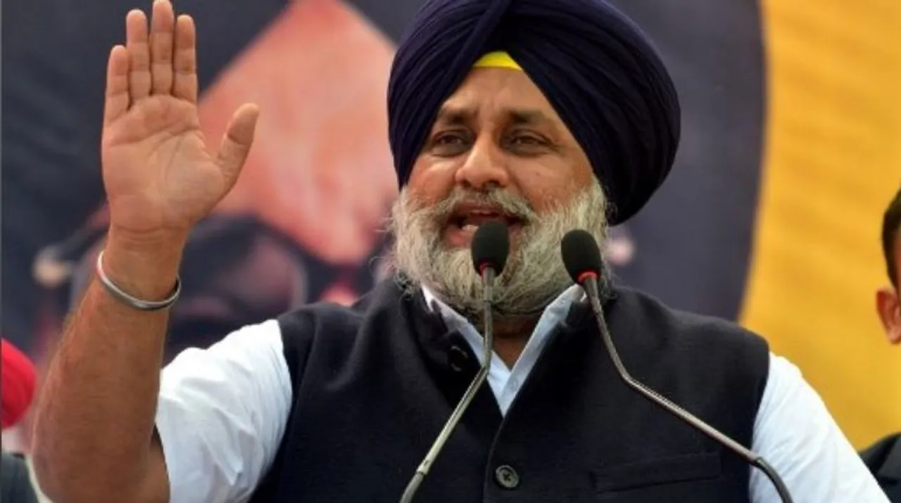  Sukhbir Singh Badal Photograph:(AFP) 