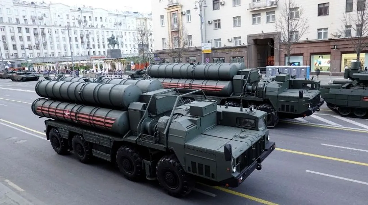  S-400 missile air defence systems Photograph:(Reuters) 