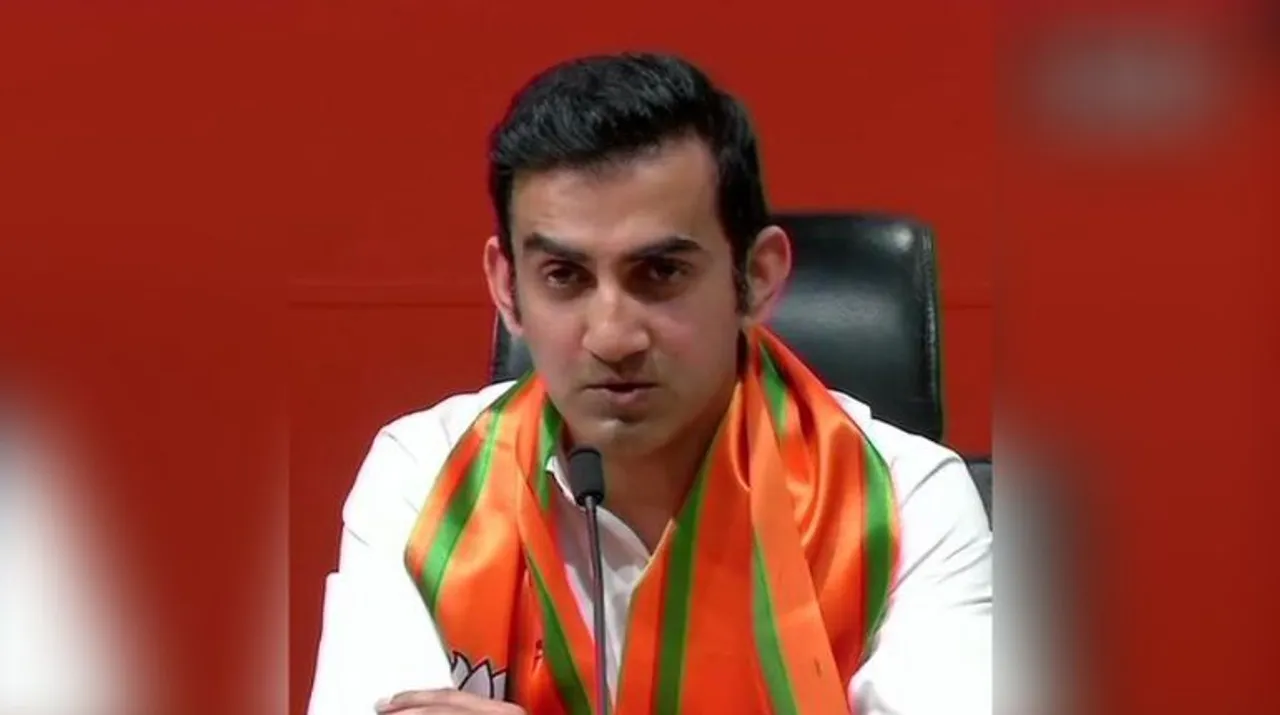  Gautam Gambhir Photograph:(ANI) 