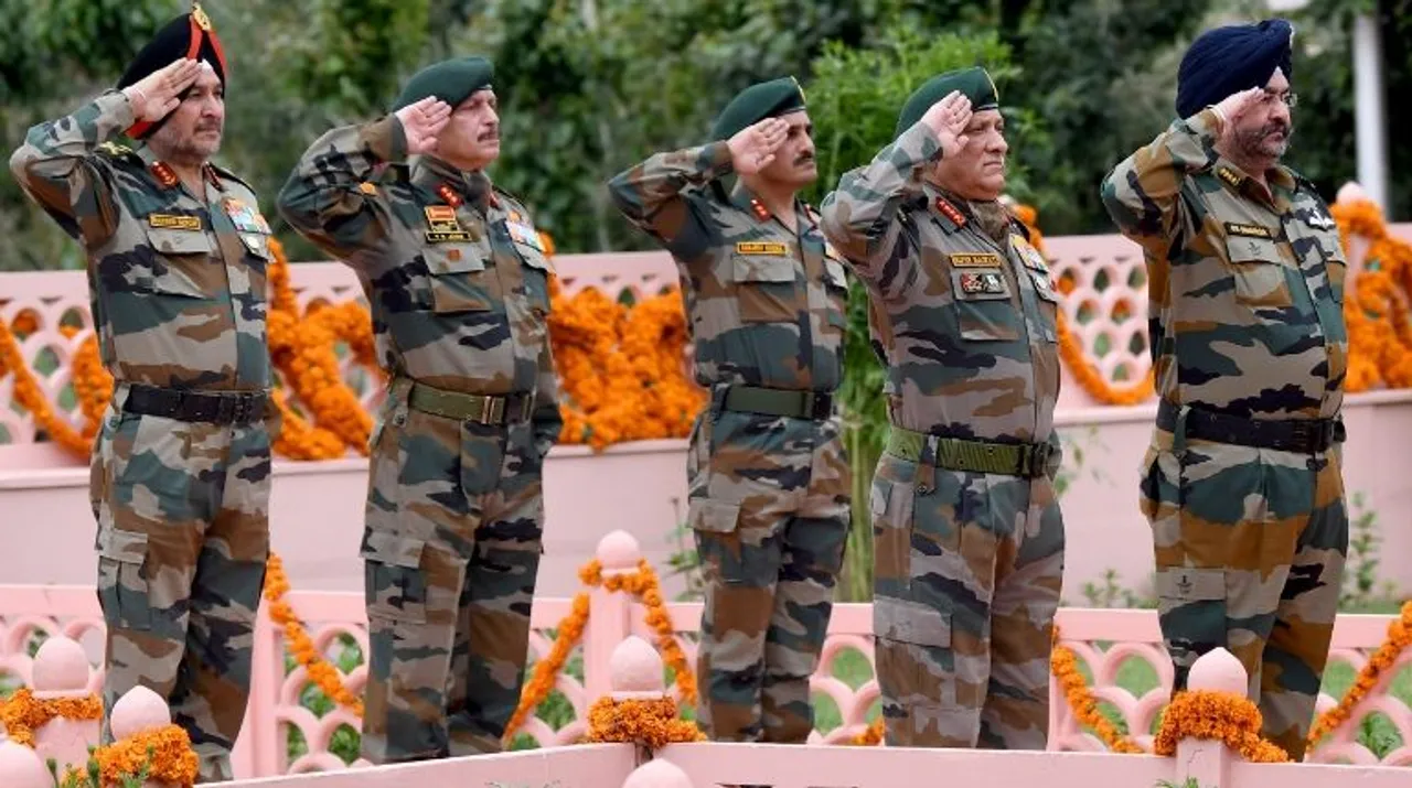  Army Chief General Bipin Rawat Photograph:(ANI) 
