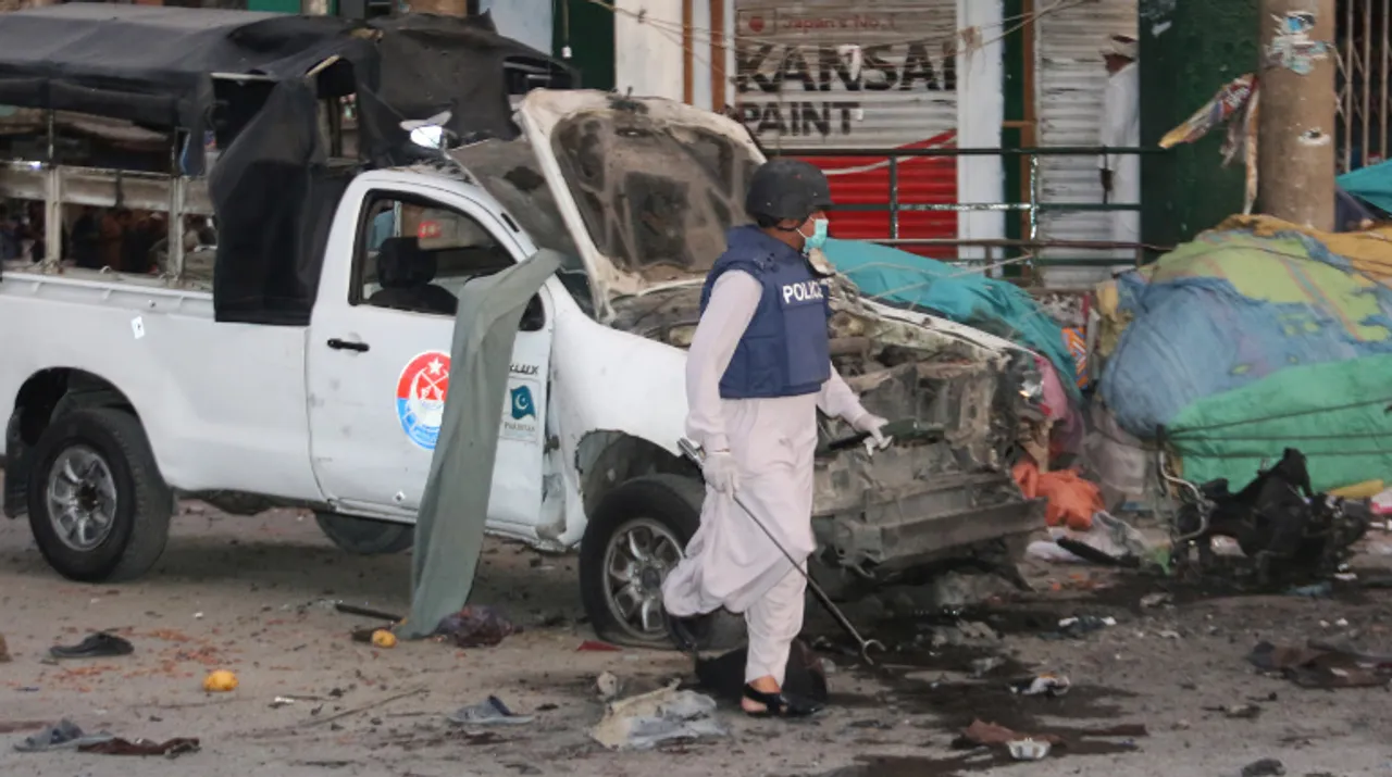 A policeman, a woman and a child have died in the attack so far Photograph:(Reuters) 