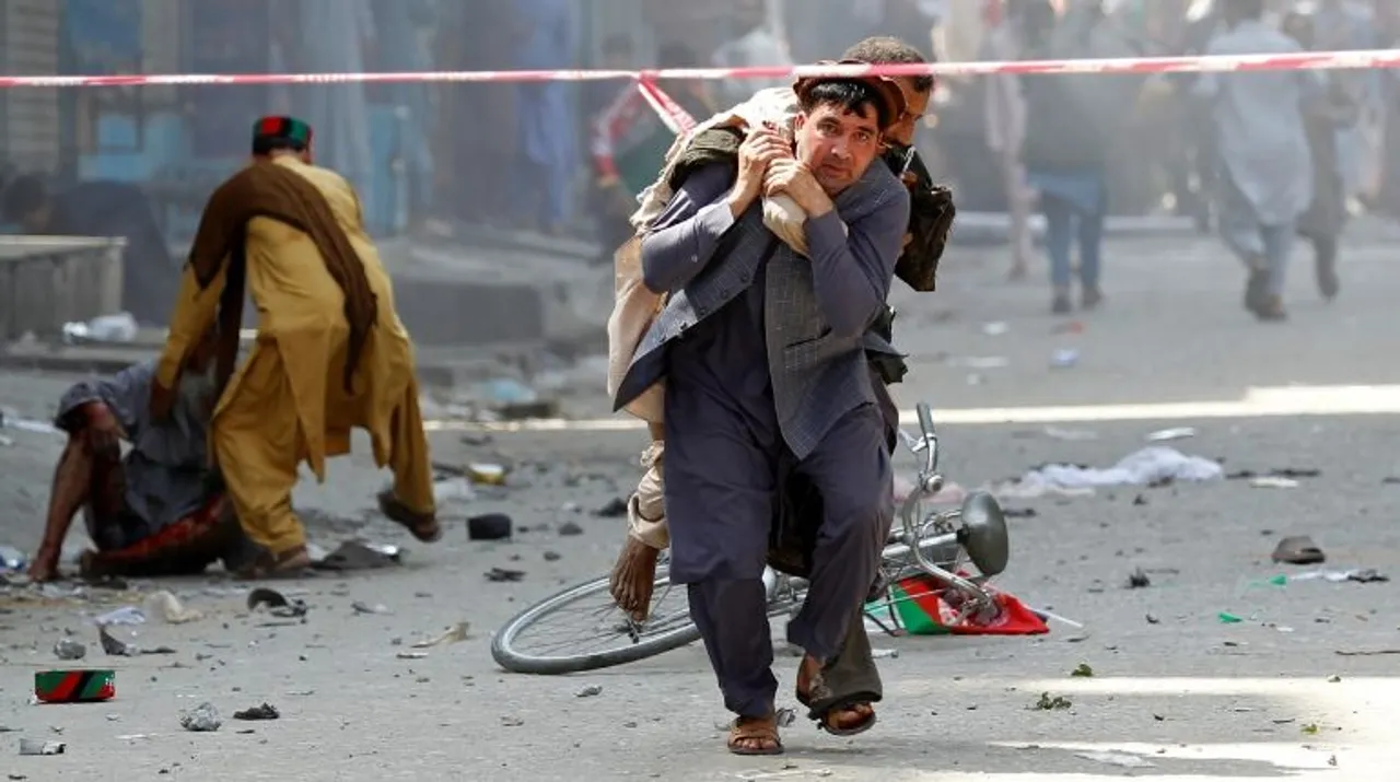  Afghanistan blast (file photo) Photograph:(Reuters) 